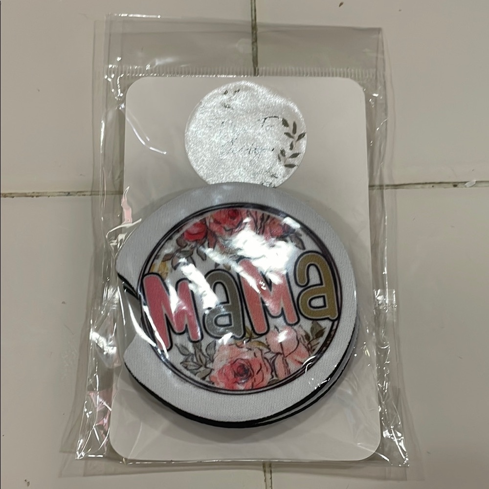 Handmade Floral Mama‎ Car Coaster